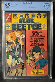 Charlton Comics Blue Beetle #2, August 1967, Origin of Ted Kord, 2nd Appearance of The Question,