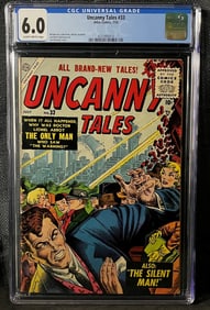 Atlas Comics Uncanny Tales #33, July 1955, CGC Universal Grade 6.0