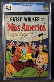 Patsy Walker starring in... Miss America No. 68, Atlas Comics, February 1955, CGC Graded 4.5
