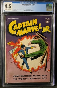 Captain Marvel Jr. #59, Fawcett Publications, March 1948, CGC Graded 4.5