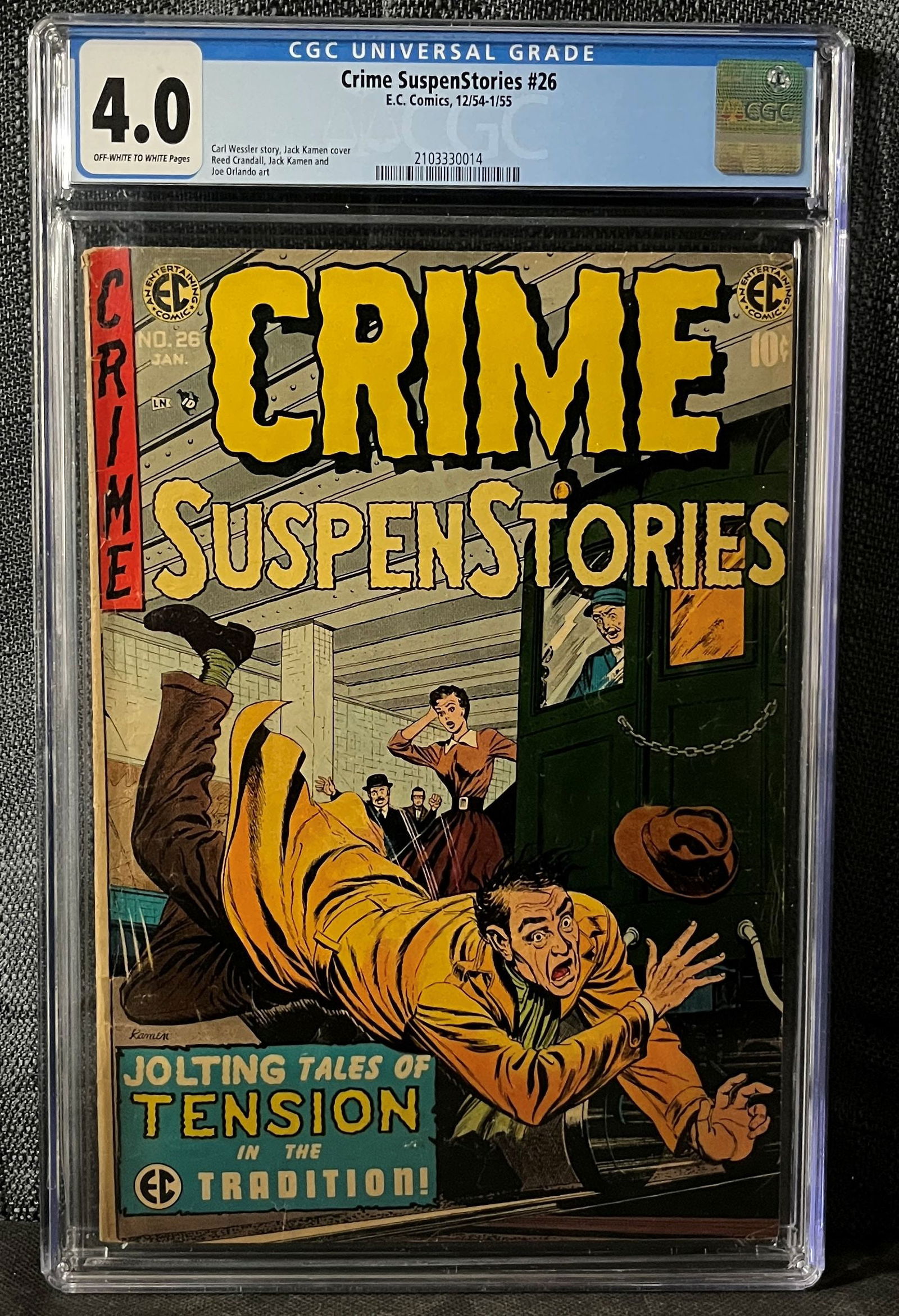 E.C. Comics Crime SuspenStories #26, CGC Graded 4.0 (1 of 1)