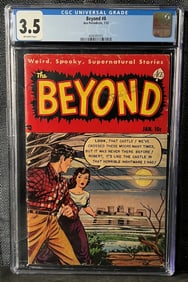 The Beyond #8, Ace Periodicals, 1952, CGC 3.5, Golden Age Pre-Code Horror