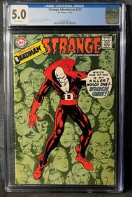 Strange Adventures #207, DC Comics, featuring Deadman, CGC Graded 5.0, Neal Adams Cover