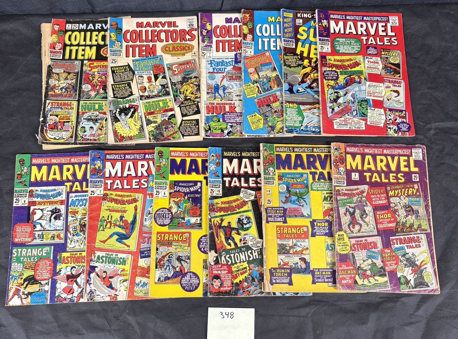 A Collection of Marvel Comics Group Silver Age Comic Books, including Marvel Super Heroes #1, Marvel (1 of 1)