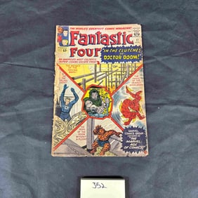 Fantastic Four #17, Marvel Comics Group, 1961, Silver Age Comic Book