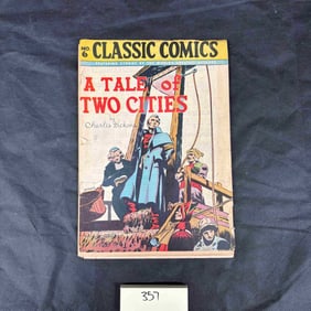 Classic Comics No. 8: 1st print A Tale of Two Cities by Charles Dickens