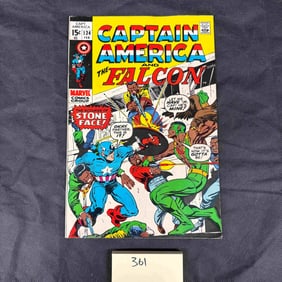 Marvel Comics Captain America and The Falcon (1968 Series) #134, February 1971