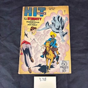Hit Comics #45, Kid Eternity, Pancho Villa, Quality Comics, March