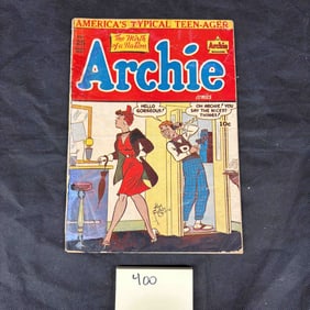 Archie #25 Golden Age Comic Book, Glue on Spine Bob Montana Cover Art
