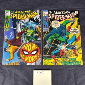 A Pair of The Amazing Spider-Man (1963) Comic Books, Issues #93 and #94, Marvel Comics Group