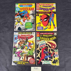 A Group of Four Marvel Comics: The Amazing Spider-Man King-Size Specials and Annuals, including