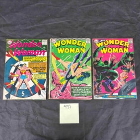 Three DC Comics Wonder Woman Silver Age Issues: #153, #159, #160