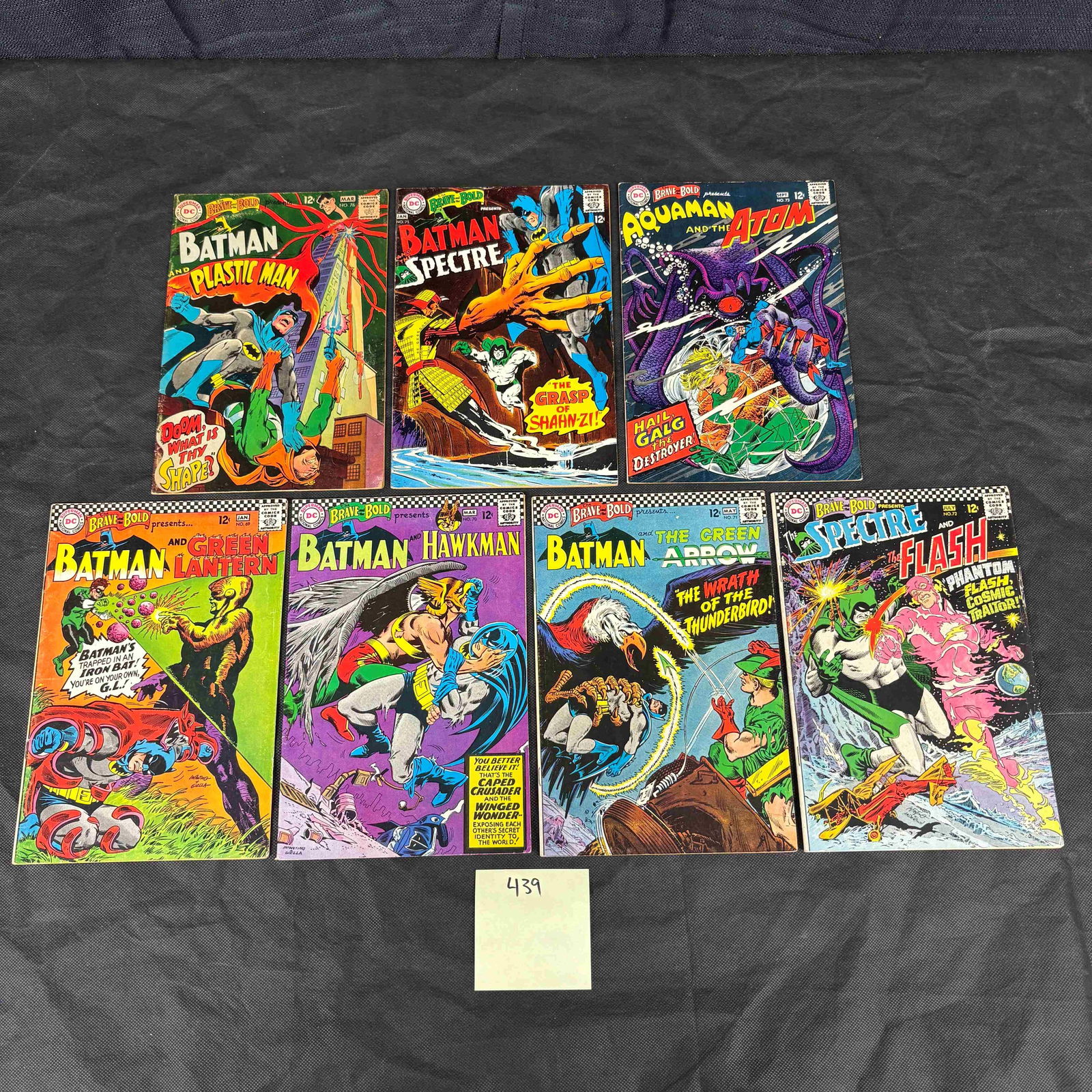 A Group of Seven DC Comics: The Brave and the Bold Series, Silver Age (1 of 2)