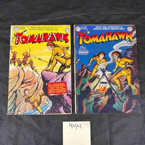 DC Comics Tomahawk #1 & #2 Golden Age Western Comic Books