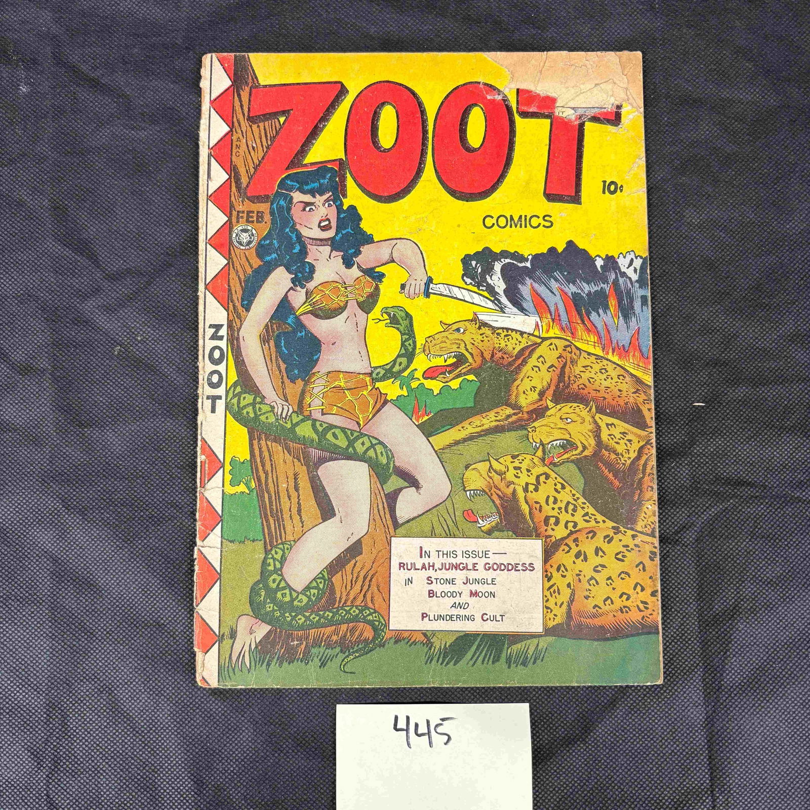 Zoot Comics #13A, Fox Features Syndicate, February 1948, Rulah the Jungle Goddess (1 of 2)