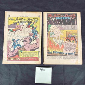 All-Star Comics No. 34 (Dec.-Jan. 1946-47) and Unidentified Golden Age / Early Silver Age DC Comic