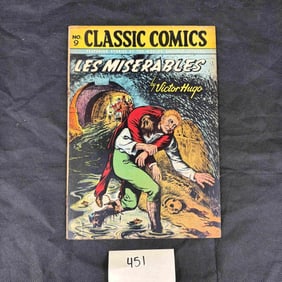 Classics Illustrated No. 9 1st print Les Mis?©rables by Victor Hugo