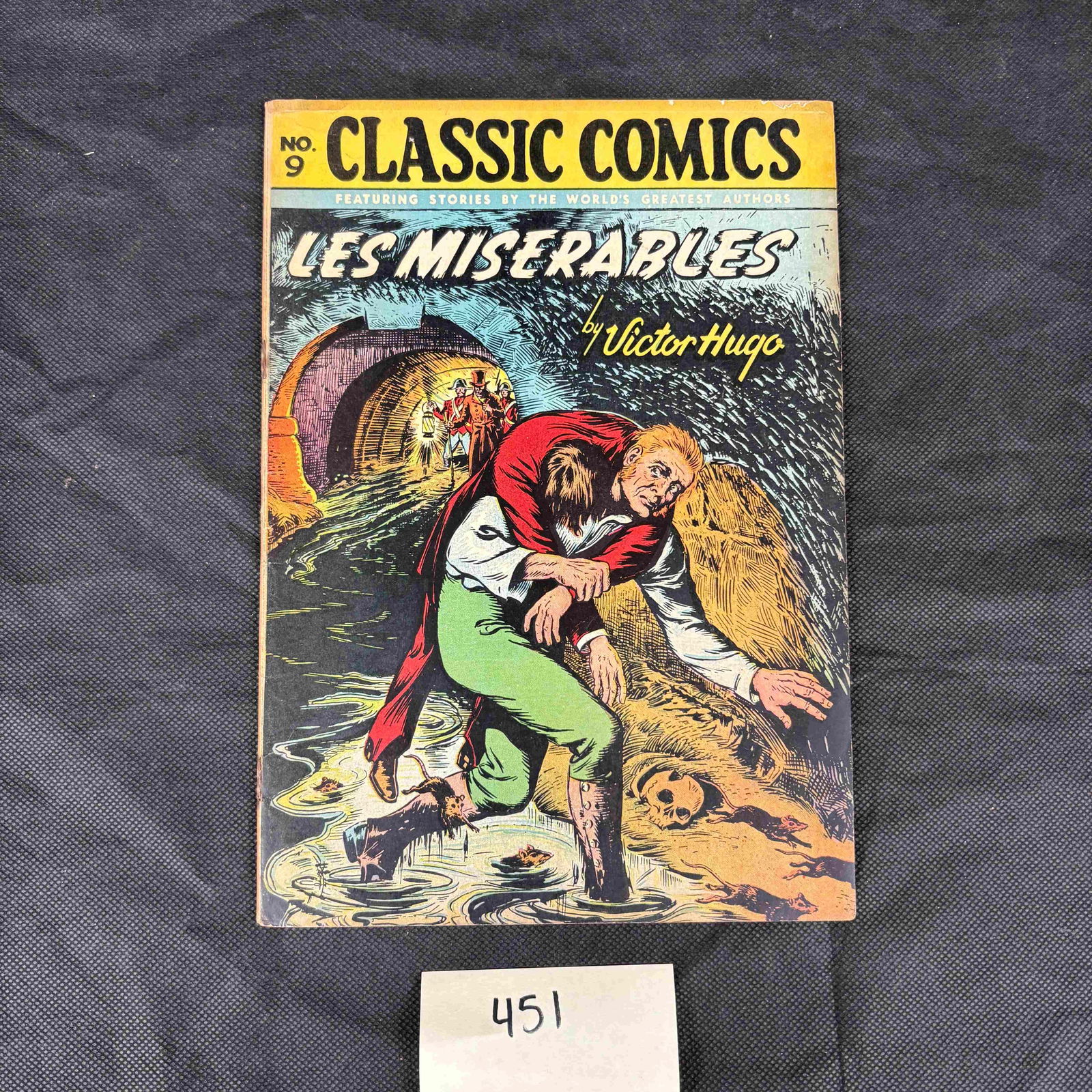 Classics Illustrated No. 9 1st print Les Mis?©rables by Victor Hugo (1 of 2)