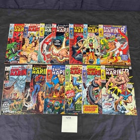 A Collection of Marvel Comics Group Prince Namor, The Sub-Mariner (1968 Series), Late 1960s-Early