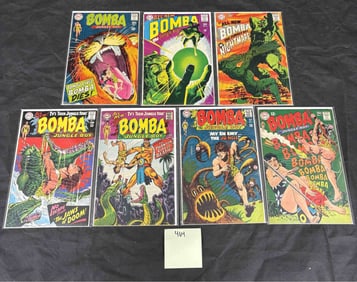 A Complete Set of Seven DC National Comics' 'Bomba the Jungle Boy' Comic Books, 1967-1968