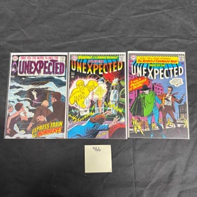 Three DC Comics: Tales of the Unexpected (1956), Issues #95, #99, and #116