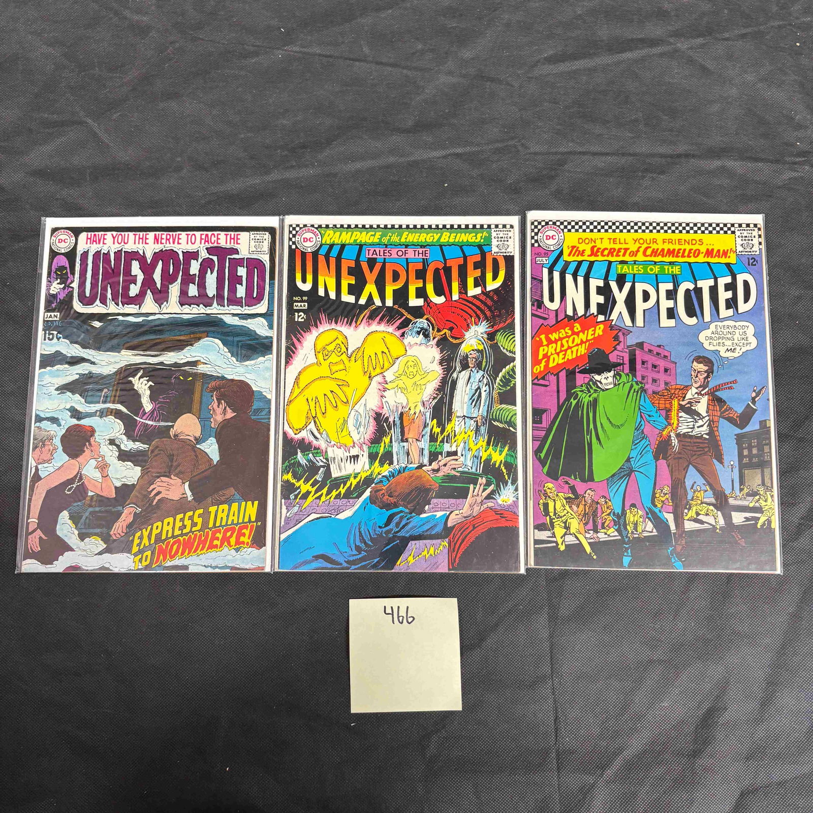 Three DC Comics: Tales of the Unexpected (1956), Issues #95, #99, and #116 (1 of 1)