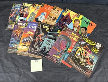 A Collection of Gold Key Comics, Mid-1960s to Early 1970s, Featuring Science Fiction and Adventure