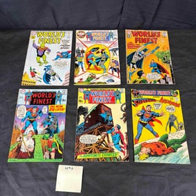 A Group of Six Vintage American DC Comics World's Finest Comics