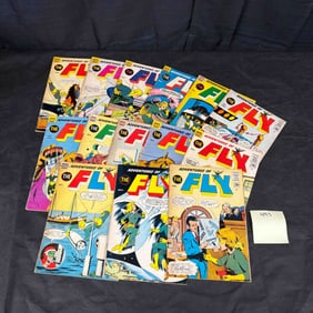 A Group of Archie Adventure Series: Adventures of the Fly Silver Age Comic Books