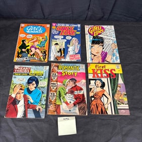 A Group of Six Vintage American Silver Age Romance Comic Books