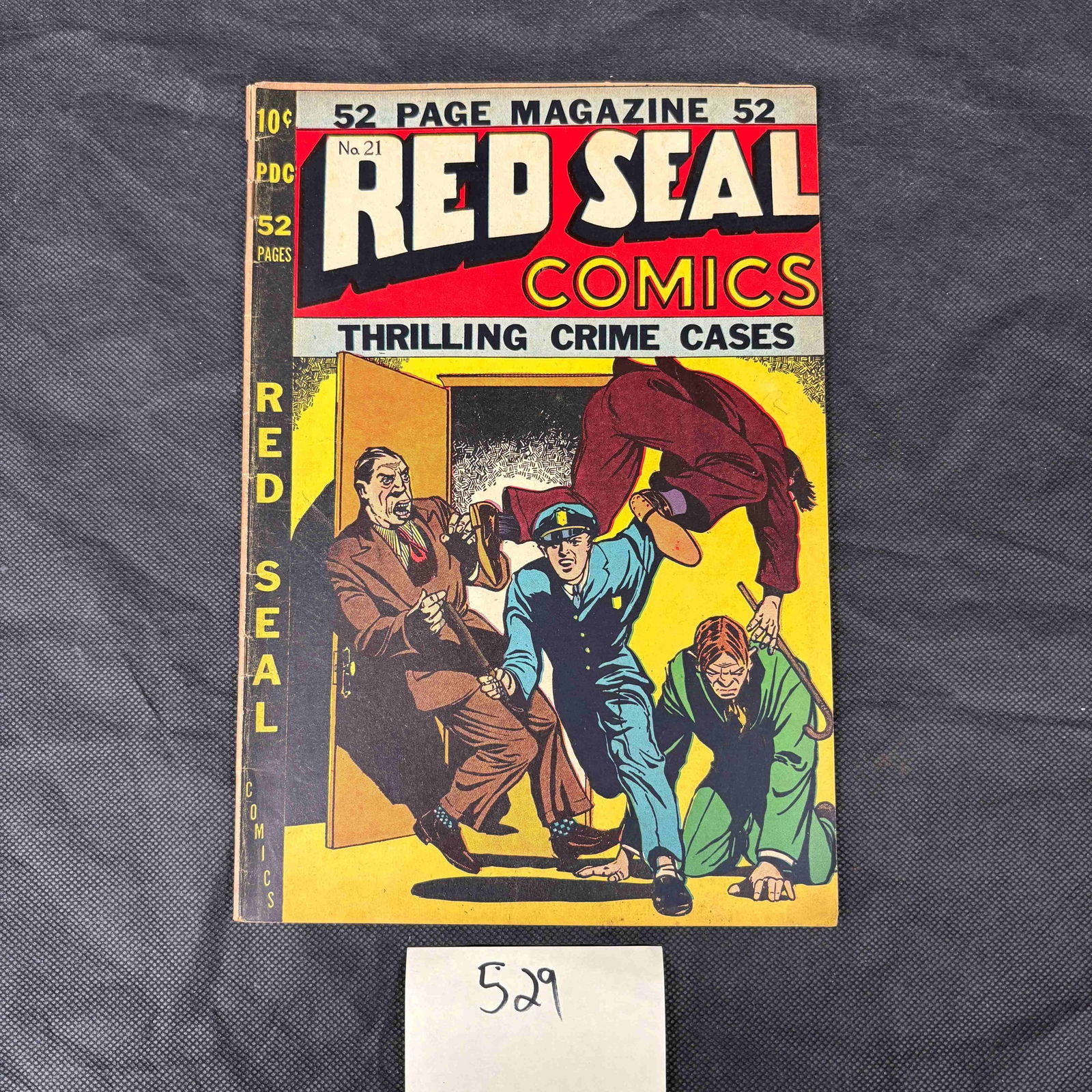 Red Seal Comics No. 21, 1947, Featuring 'THRILLING CRIME CASES' (1 of 2)