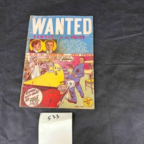Wanted Comics #13, May 1948, Mort Leav, Heroin Drug Propaganda Cover