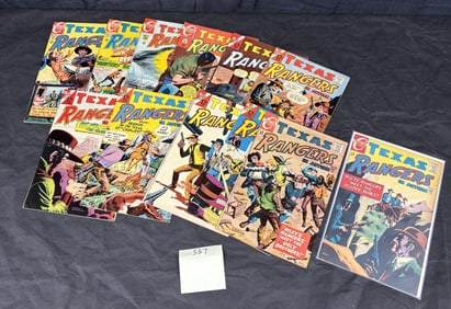 A Collection of Vintage Charlton Comics Texas Rangers In Action American Western Comic Books