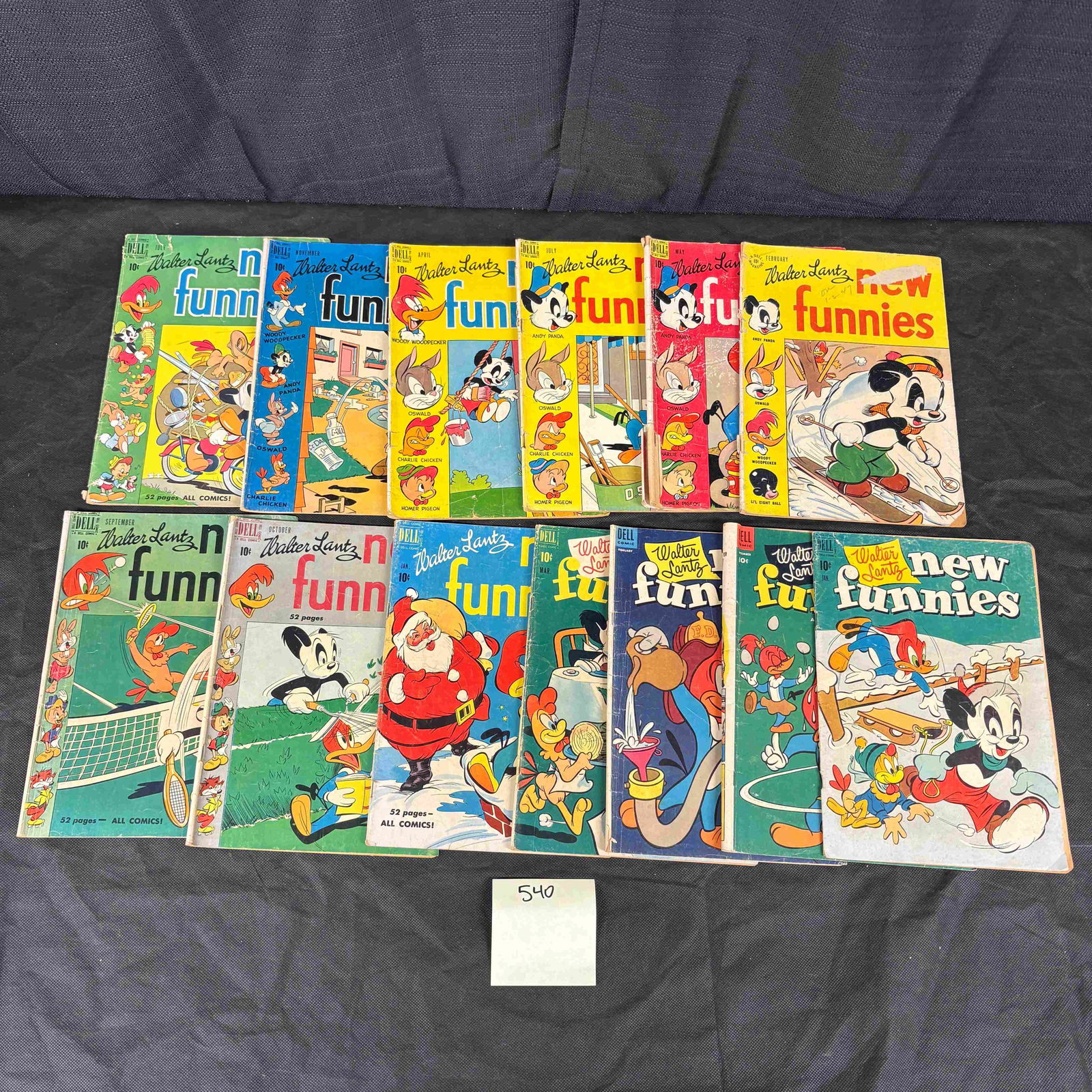 A Group of 13 Golden Age Walter Lantz New Funnies Dell Comics (1 of 1)