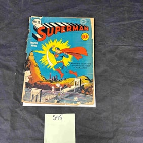 Superman #15 Golden Age Comic Book, 1942