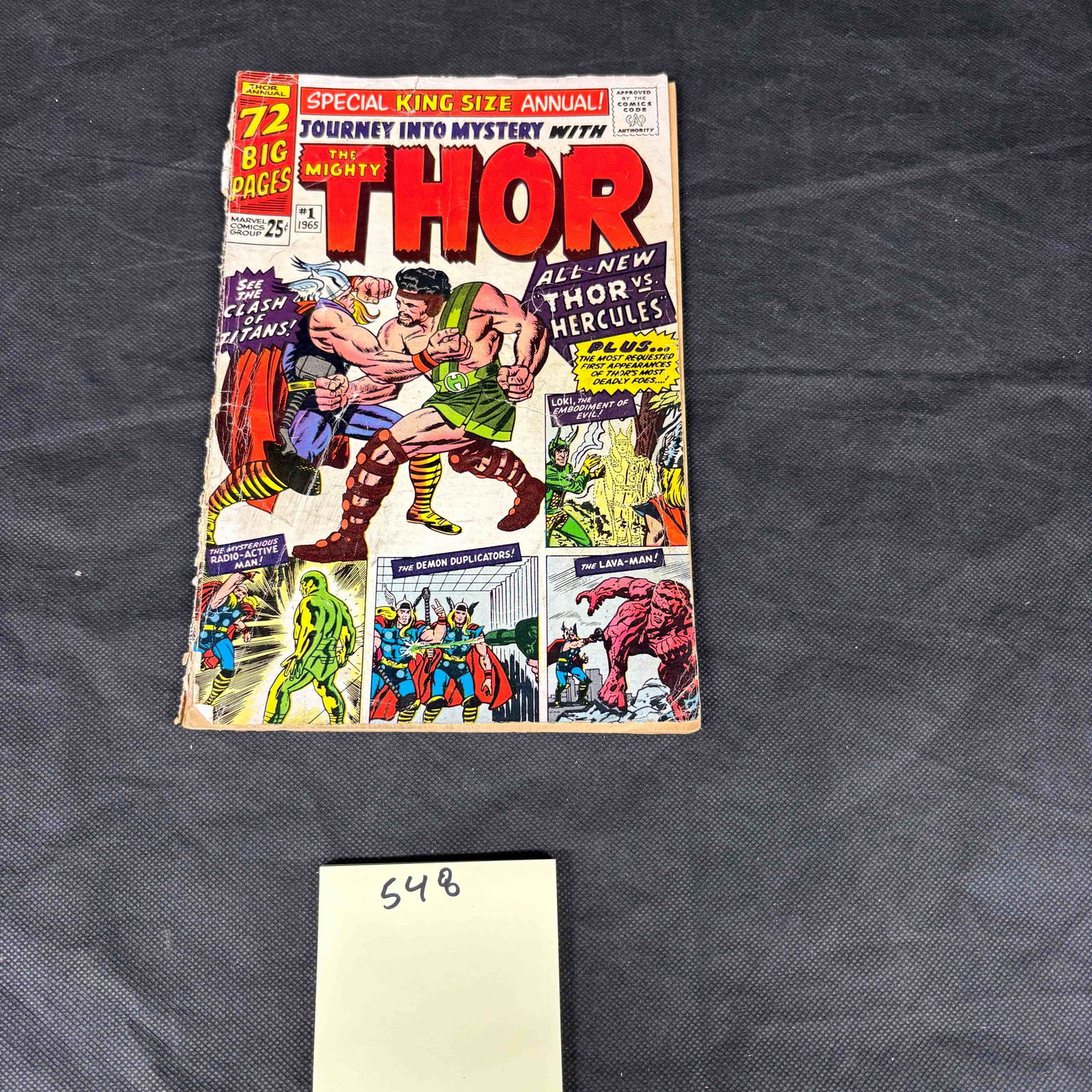Marvel Comics Group, Thor (1962 Marvel 1st Series Journey Into Mystery) Annual #1, 1965 (1 of 2)