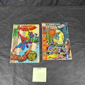 Two Marvel Comics Group The Amazing Spider-Man Issues #96 and #97, 1971