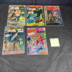 A Collection of Five DC Comics The Brave and the Bold, Late Silver Age/Early Bronze Age, featuring