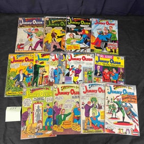 A Collection of Thirteen DC National Comics Superman's Pal Jimmy Olsen, Silver Age