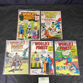 Five Silver Age DC World's Finest Comics (1941-)