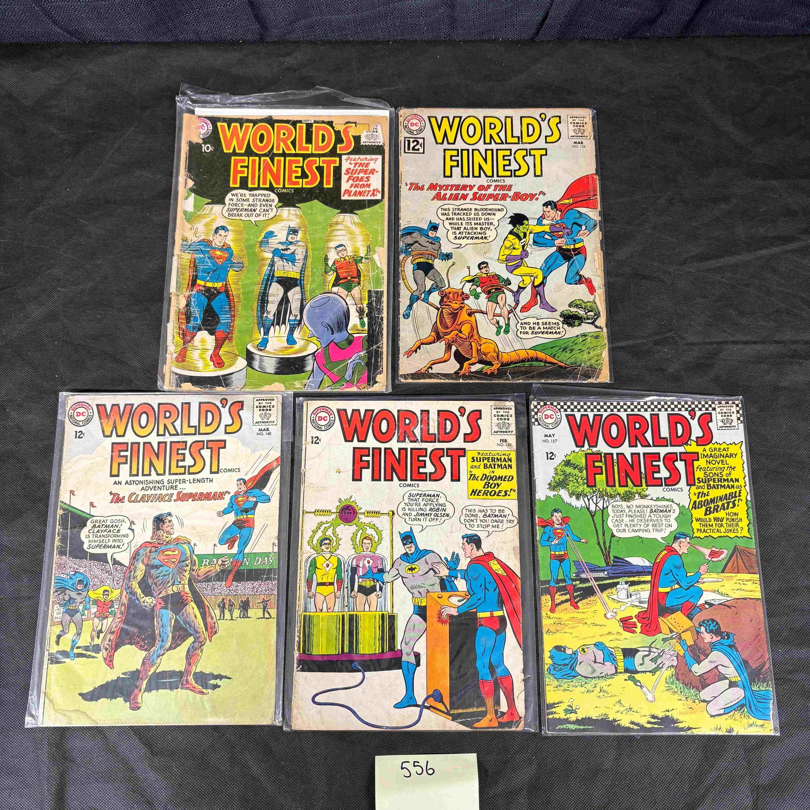 Five Silver Age DC World's Finest Comics (1941-) (1 of 2)