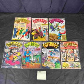 A Collection of 7 DC Silver Age Superboy (1949-1979 1st Series) Comic Books