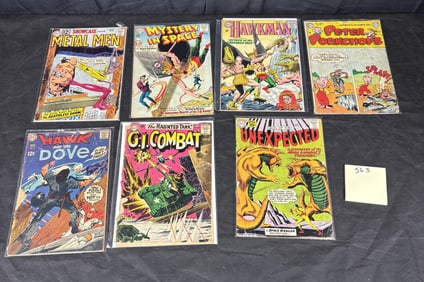 A Group of Seven Silver Age DC Comic Books, c. 1960s
