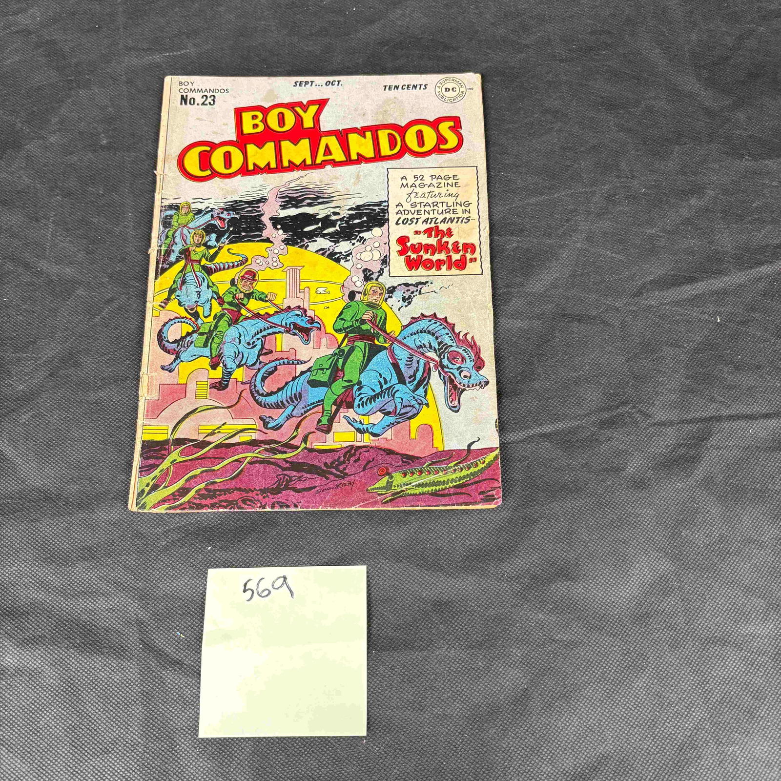 DC Comics: Boy Commandos No. 23, Featuring Simon & Kirby Cover and Art, 1947 (1 of 2)