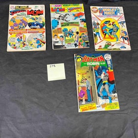 A Group of Five Silver Age DC Comics, including World's Finest Comics #188