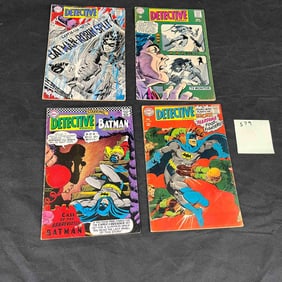 A Group of Four DC Comics Silver Age Detective Comics Issues, 1964-1967
