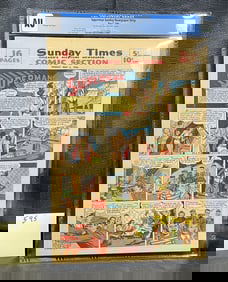 CGC Universal Grade Superman Sunday Newspaper Strip, May 5, 1946, AU