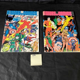 A Pair of The Steranko History of Comics, Volumes 1 & 2 by Jim Steranko