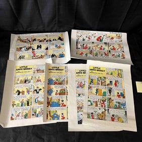 A Group of 'Little Annie Rooney' Comic Strip Proofs by Brandon Walsh, 1934-1937