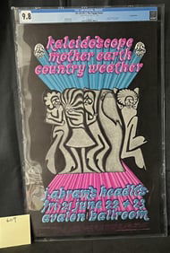 Kaleidoscope Mother Earth Avalon Ballroom Family Dog Concert Poster FD-124, 1968, CGC 9.8